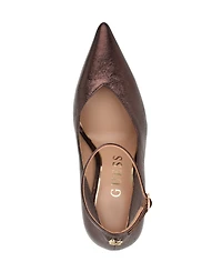 Guess Women's Napril Ankle Strap Stiletto Dress Pumps