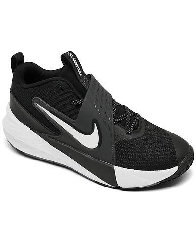 Nike Big Kids Team Hustle D 12 Fastening Strap Basketball Sneakers from Finish Line