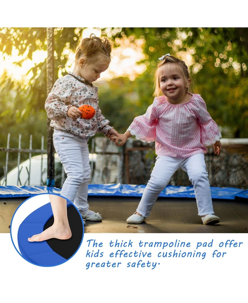 Akiudex Trampoline Safety Pad with Thick Foam and Weather Resistant Pvc