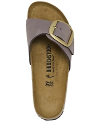 Birkenstock Women's Madrid Big Buckle Nubuck Leather Sandals from Finish Line
