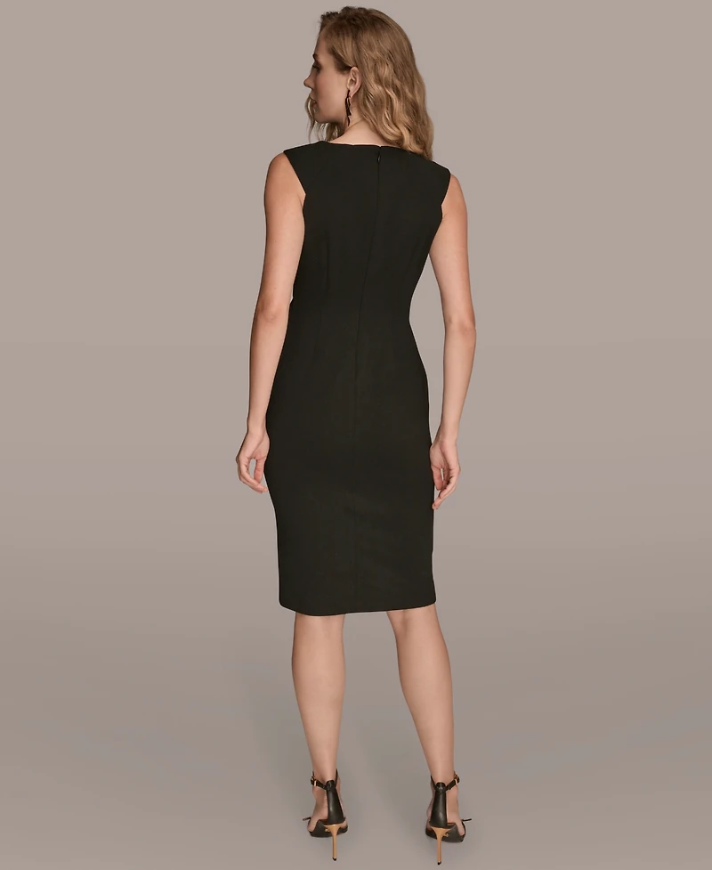 Donna Karan New York Women's Crepe Midi Dress