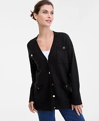 I.n.c. International Concepts Women's Pocket Cardigan, Macy's Exclusive
