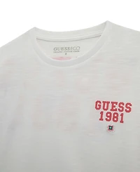 Guess Big Girls Oversized Slub Short Sleeve Jersey T-Shirt