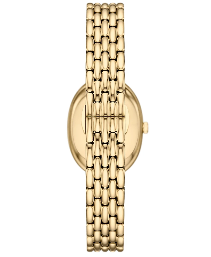Emporio Armani Women's Gold-Tone Stainless Steel Bracelet Watch 34mm