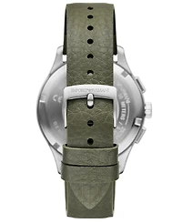 Emporio Armani Men's Chronograph Green Rubber Strap Watch 42mm