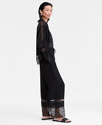 I.n.c. International Concepts Women's Lace-Hem Pull-On Pants, Macy's Exclusive