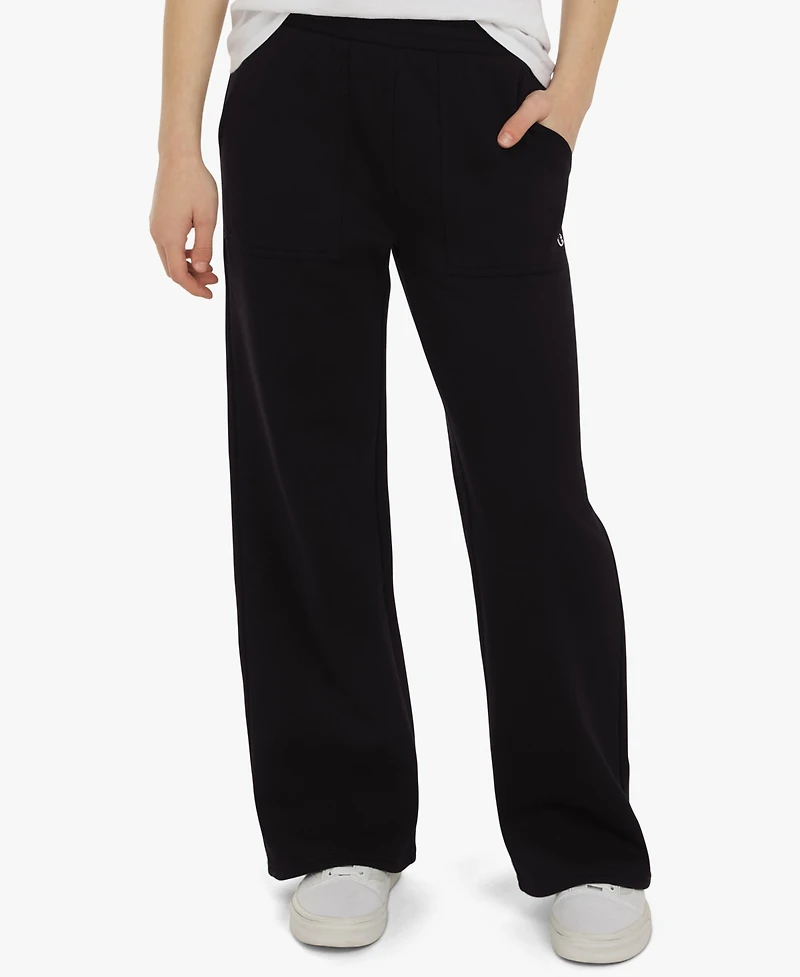 Champion Big Girls Fleece Wide-Leg Pants