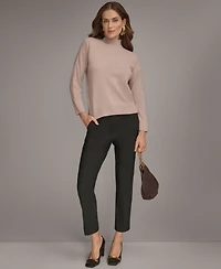 Donna Karan New York Women's Mock Neck Cashmere Sweater