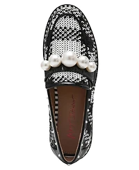 Betsey Johnson Women's Harloe Embellished Low Heel Loafers