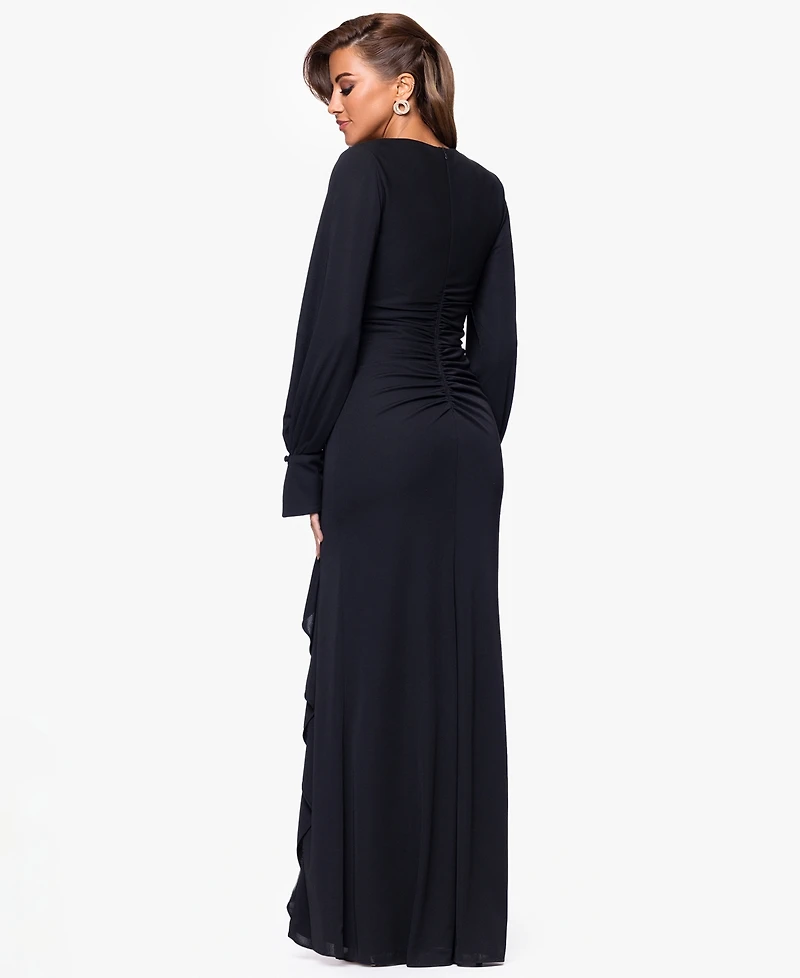 Xscape Petite V-neck Dress
