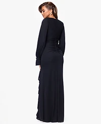 Xscape Petite V-neck Dress