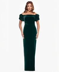 Xscape Women's Petite Sleeveless Maxi Dress