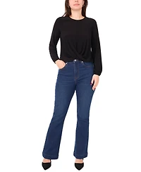 Sam & Jess Women's Twist Waist Knit Top