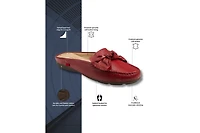 Marc Joseph New York Womens Diane St Slip On Comfort Bow Mule