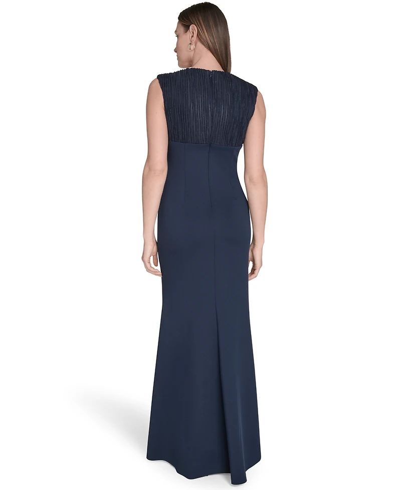 Jessica Howard Petite Sleeveless V-neck Dress