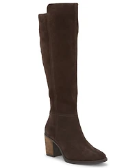 Lucky Brand Women's Bonnay Knee-High Block-Heel Boots