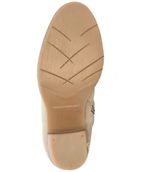 Lucky Brand Women's Boswell Fringe Knee High Block Heel Boots