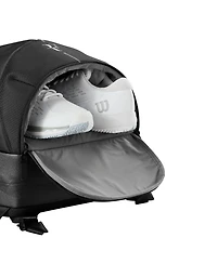 Wilson Rf Black Tennis Backpack - Black