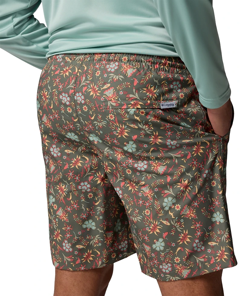 Columbia Men's Performance Fishing Gear Rambler Printed Water Shorts