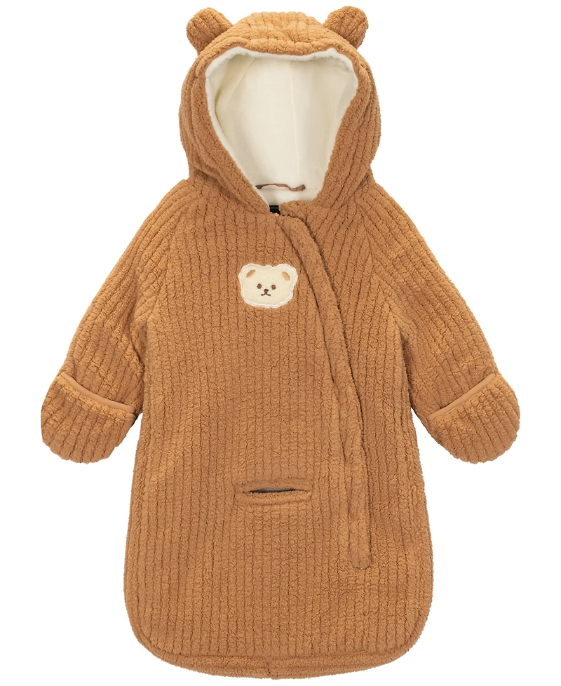 S Rothschild & Co Baby Boys Teddy Plush Corded Carbag