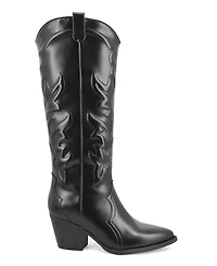 Mia Women's Spenser Pointed Toe Western Style Tall Boots