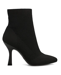 Mia Women's Pamilla Pointed Toe Knit Dress Booties