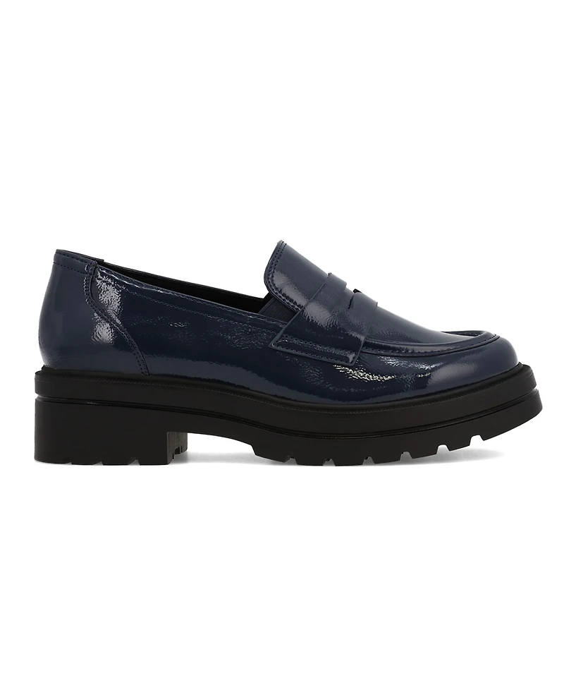 Mia Women's Yoani Round Toe Lug Sole Loafers