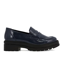 Mia Women's Yoani Round Toe Lug Sole Loafers