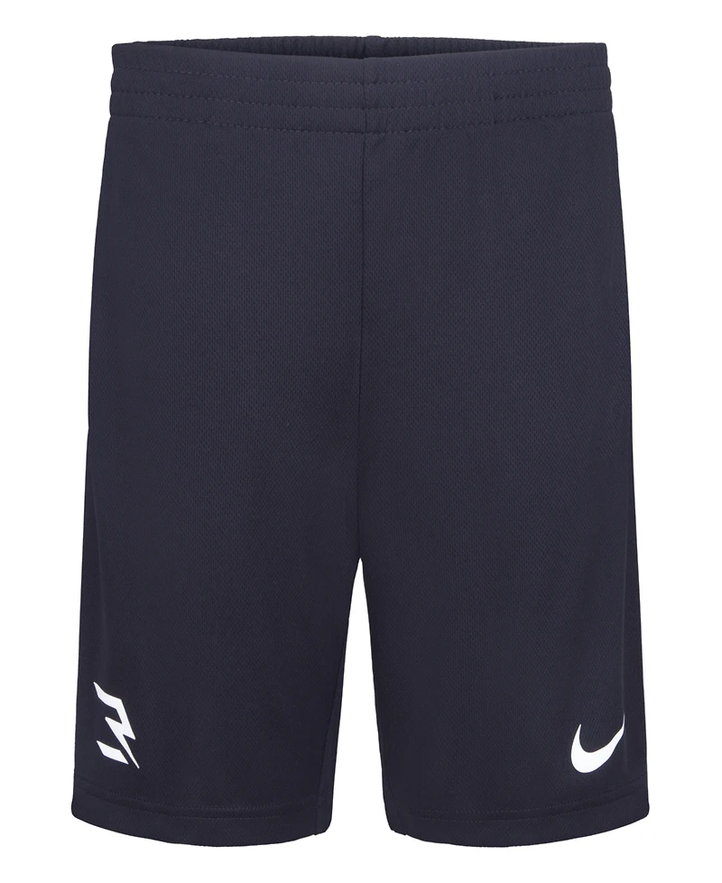 Nike 3BRAND by Russell Wilson Big Boys Mid Rise Badge Shorts