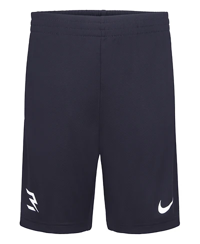 Nike 3BRAND by Russell Wilson Big Boys Mid Rise Badge Shorts