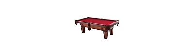 Slickblue Pool Table with Wool Felt Top and Classic Fringe Drop Pockets for Game Room