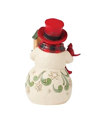 Jim Shore Highland Glen Snowman Hat Figurine