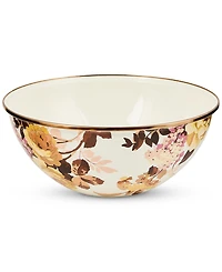MacKenzie-Childs Wild Rose White Large Everyday Bowl, 128-oz.