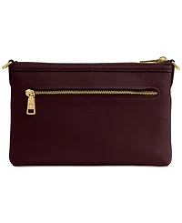 Coach Legacy Small Refined Pebble Leather Zip Top Crossbody