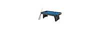 Slickblue Classic Pool Table with Cue Sticks and Ball Set for Family Game Nights