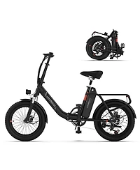 5th Wheel Tide 2 500W Folding Utility Electric Bike - Black