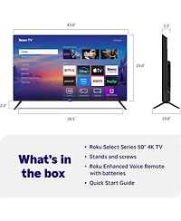 Roku 43" Select Series 4K Uhd Smart Tv