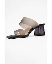 Prologue Shoes Elara Transparent Strap Sandal (Women)