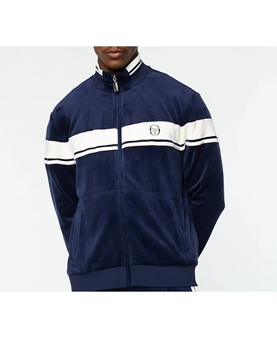 Sergio Tacchini Men's Damarindo Velour Track Jacket