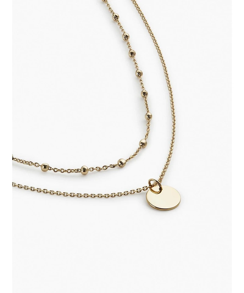 Ana Luisa Coin Necklace Set - Willow Silver