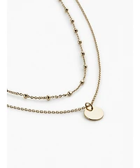 Ana Luisa Coin Necklace Set - Willow Silver