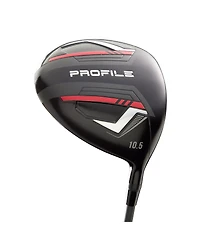 Wilson Profile Senior 11 Piece Mens Right Hand Golf Complete Set - Cart Bag - Standard / Regular / Red/Grey/Black