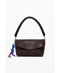Desigual Women's Medium faux suede bag with 3D logo