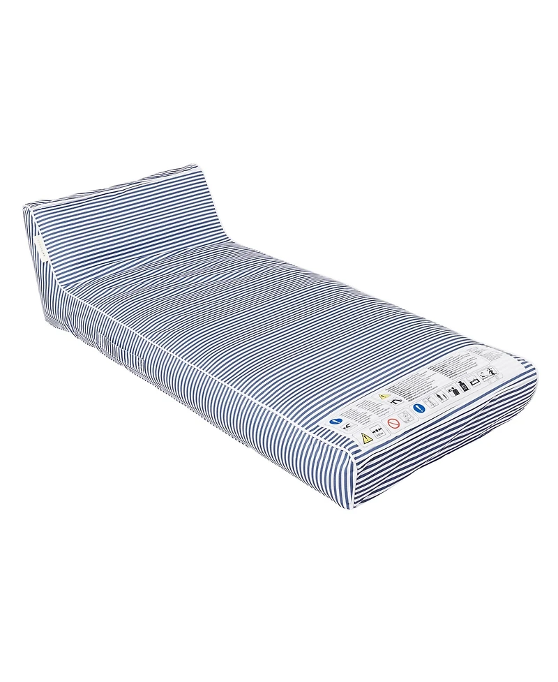 Sunnylife Luxe Lie-On Lounger: Le Weekend Navy