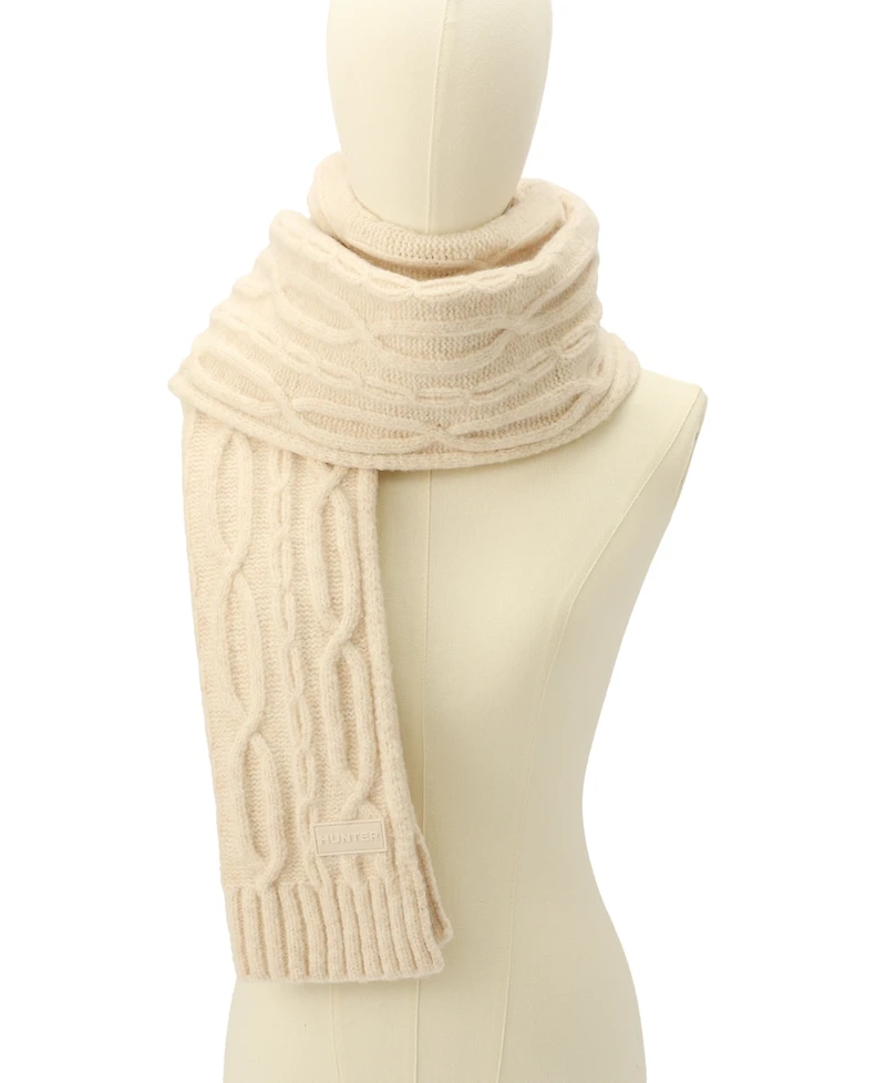 Hunter Cable-Knit Scarf