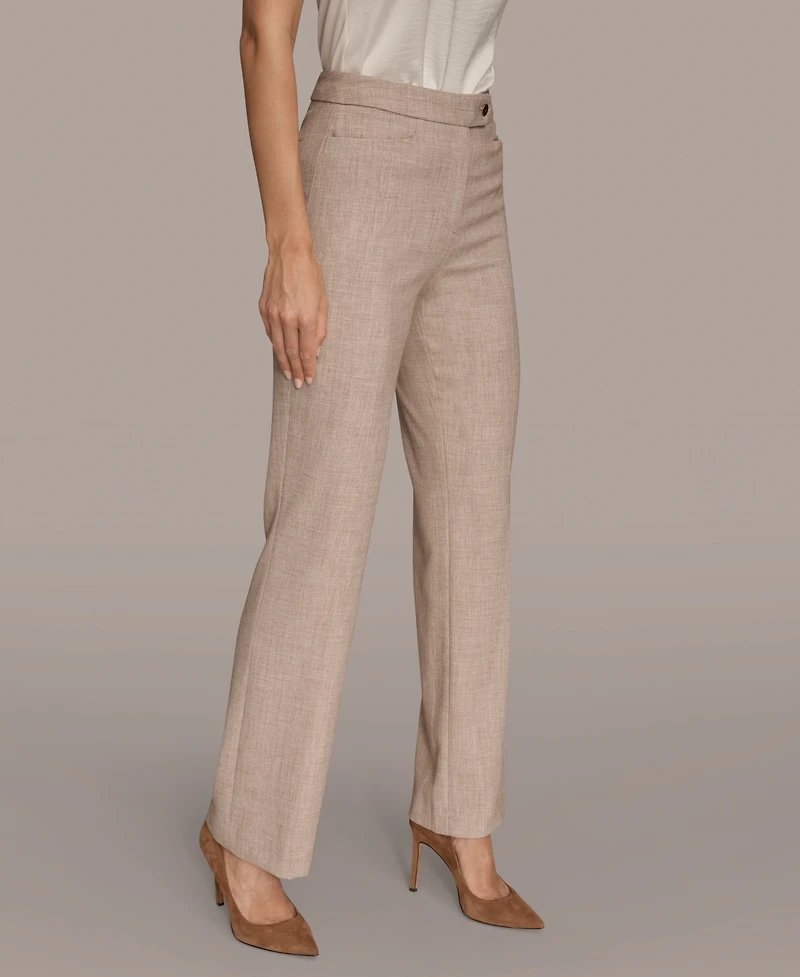 Donna Karan New York Women's Petites Straight Leg Pants, Regular & Petite