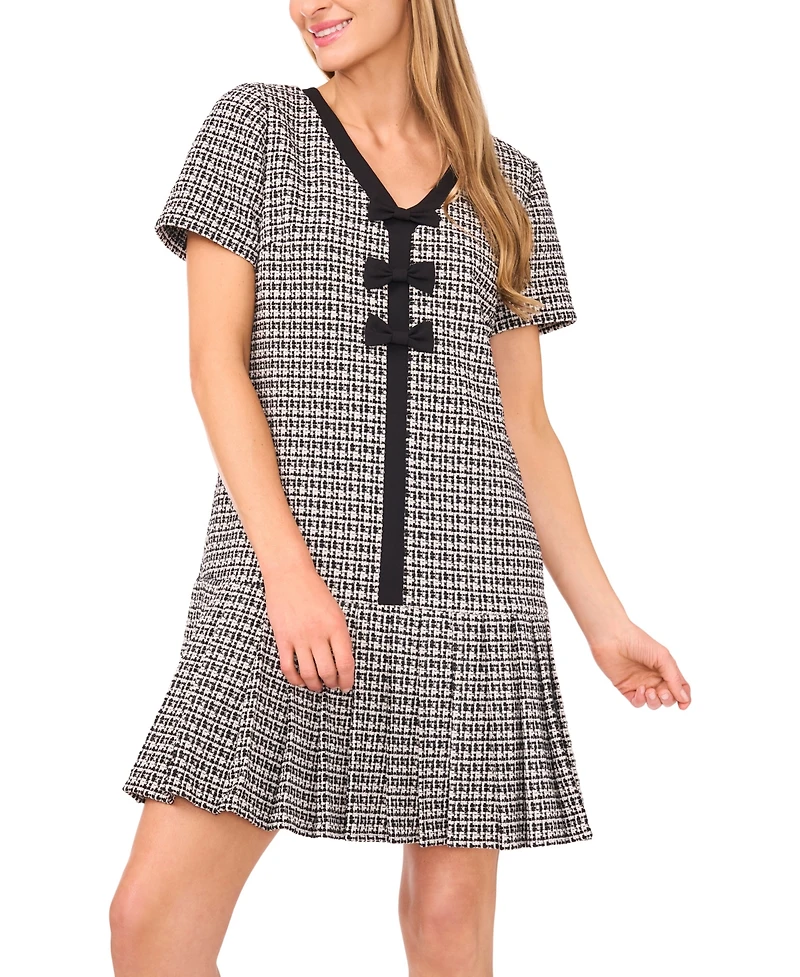 CeCe Women's Box Pleat Dress