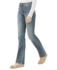 Silver Jeans Co. Women's Avery High Rise Curvy Fit Slim Bootcut
