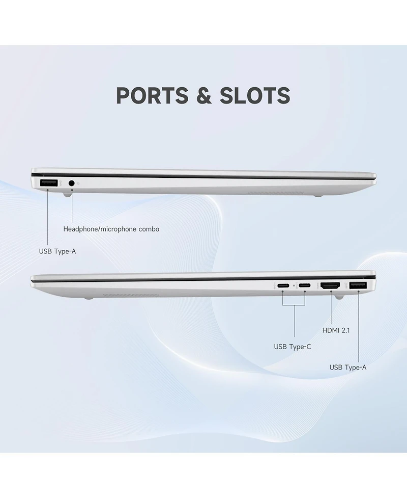 Hp OmniBook 16" Premium Traditional Laptop Amd Ryzen Ai 7 350 32GB Ram Amd Radeon Graphics 1TB Ssd Storage Windows 11 Home Fhd+ 60Hz - Silver