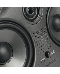 Polk Audio 265-rt 3 Way Vanishing In Wall Speakers and 255c-rt Center Channel Speaker Bundle (White)